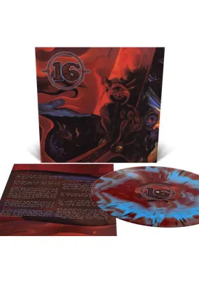 16 - Drop Out Ltd. Cyan Blue/Blood Red w/ Cyan Blue/Blood Red/Black - Splattered Vinyl