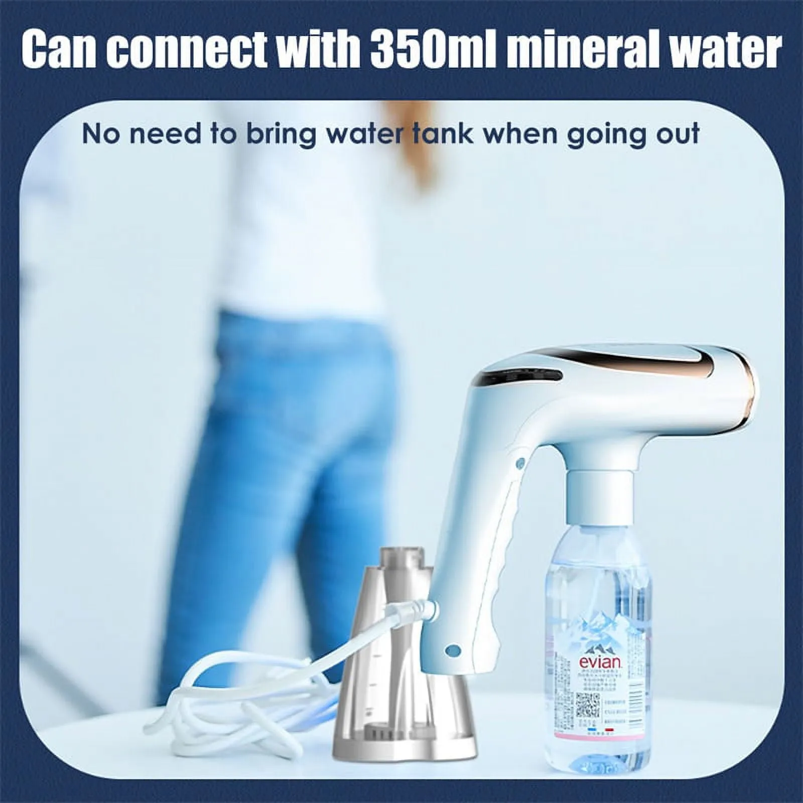 1600W Garment Steamer Handheld Folding Garment Ironing Machine Dry And Wet Steam Iron For Clothes Travel Home Steam Generator