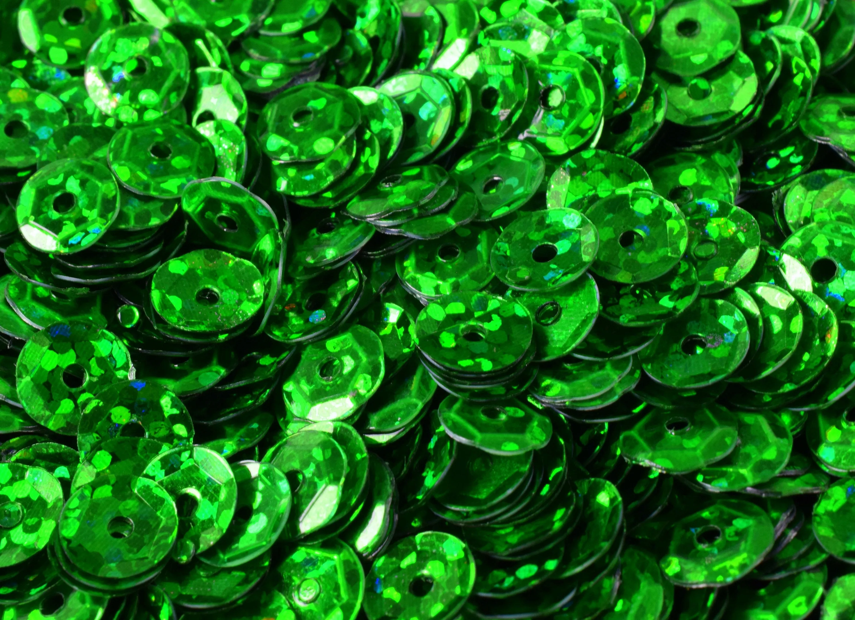 3/4/6mm Green Cup Glossy Shiny Sequins Sheen Round Sequins/Loose Paillettes,Wholesale Sequins,Shimmering Sequin Apparel