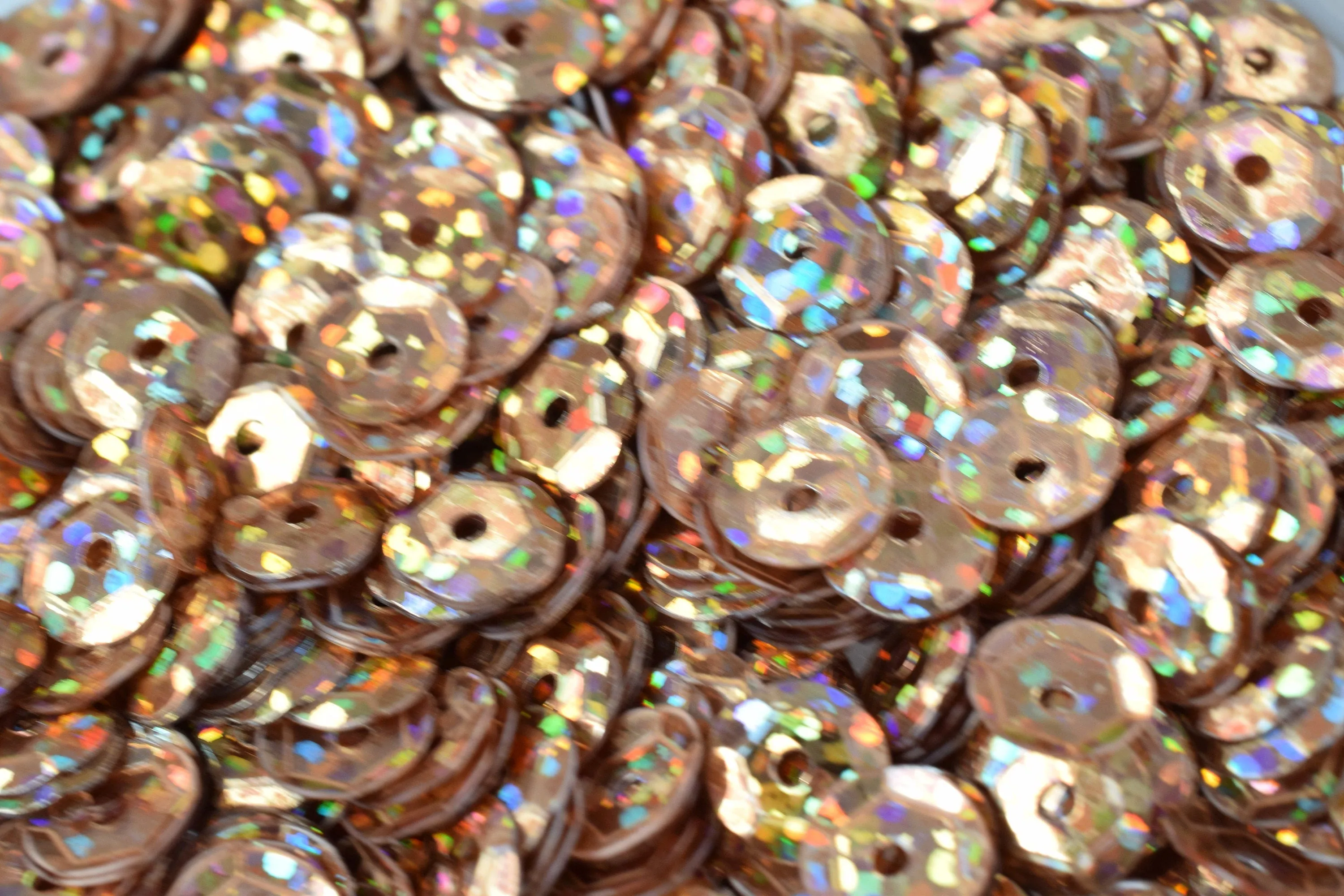 3/4/6mm Light Brown  Cup Glossy Iridescent Sequins Sheen Round Sequins/Loose Paillettes,Wholesale Sequins,Shimmering Sequin Apparel