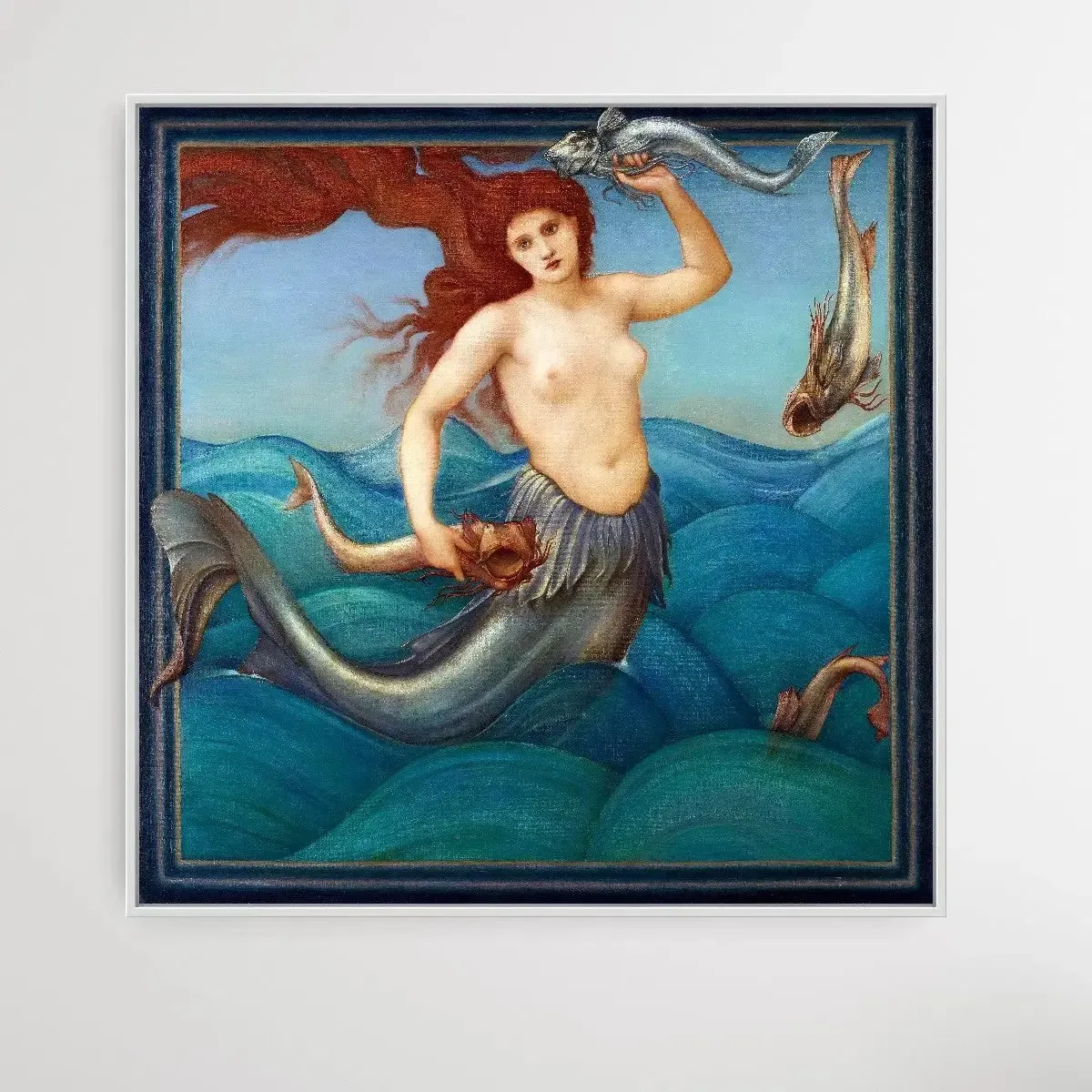 A Sea-Nymph (1881) by Sir Edward Burne–Jones