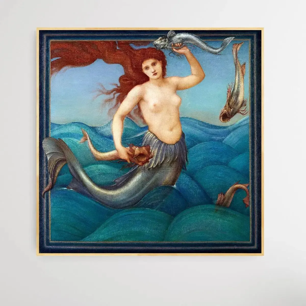 A Sea-Nymph (1881) by Sir Edward Burne–Jones