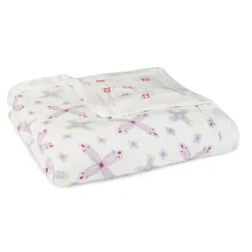 Aden & Anais Silky Soft Dream Blanket - Flowerchild