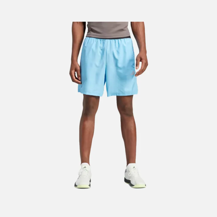 Adidas Gym Training Woven Men's Training Shorts -Semi Blue Burst