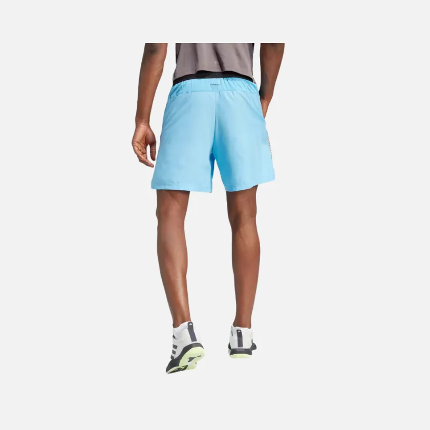 Adidas Gym Training Woven Men's Training Shorts -Semi Blue Burst