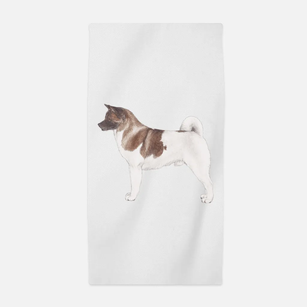 Akita Beach Towel