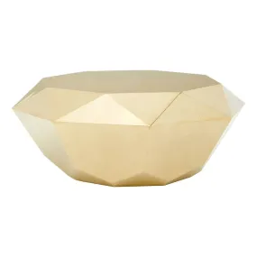 Allure Champagne Diamond Cut Coffee Table