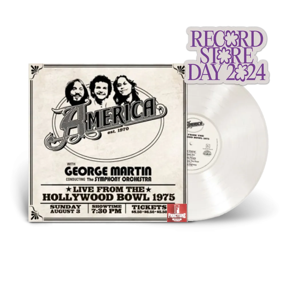 America / Live From The Hollywood Bowl 1975 2xLP Natural Transparent Vinyl RSD 2024