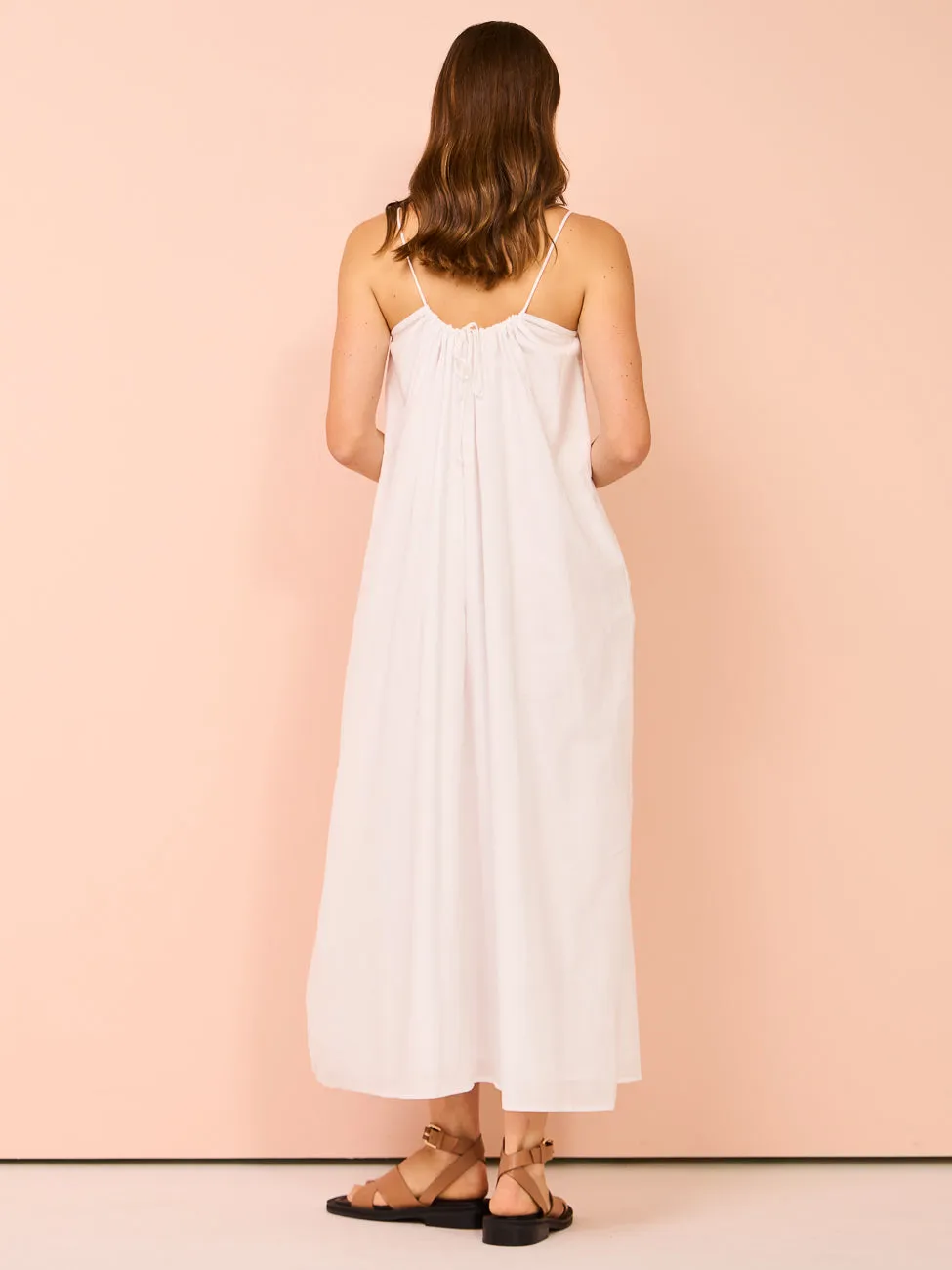 Assembly Label Rosalia Cotton Voile Maxi Dress in White