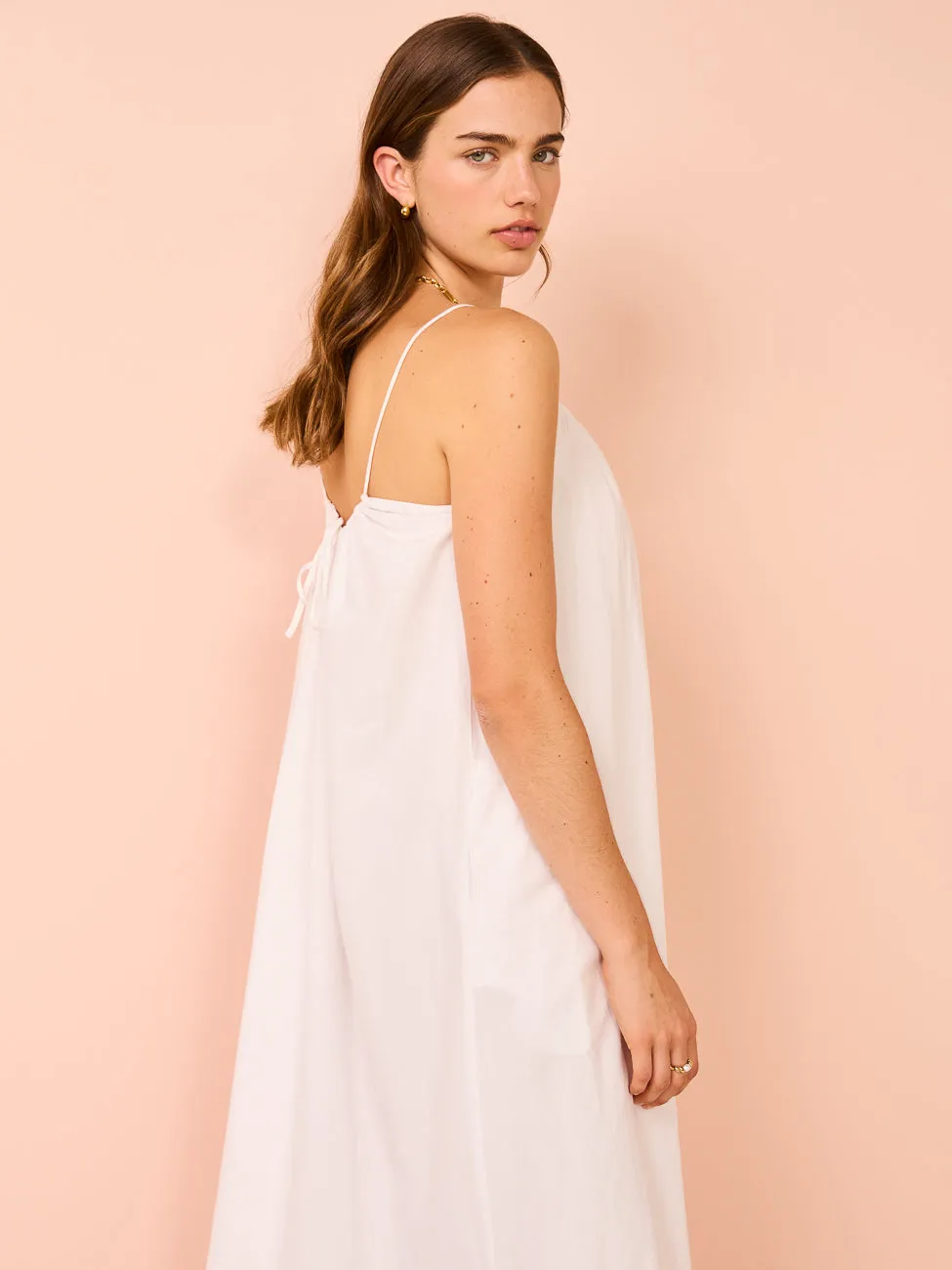 Assembly Label Rosalia Cotton Voile Maxi Dress in White