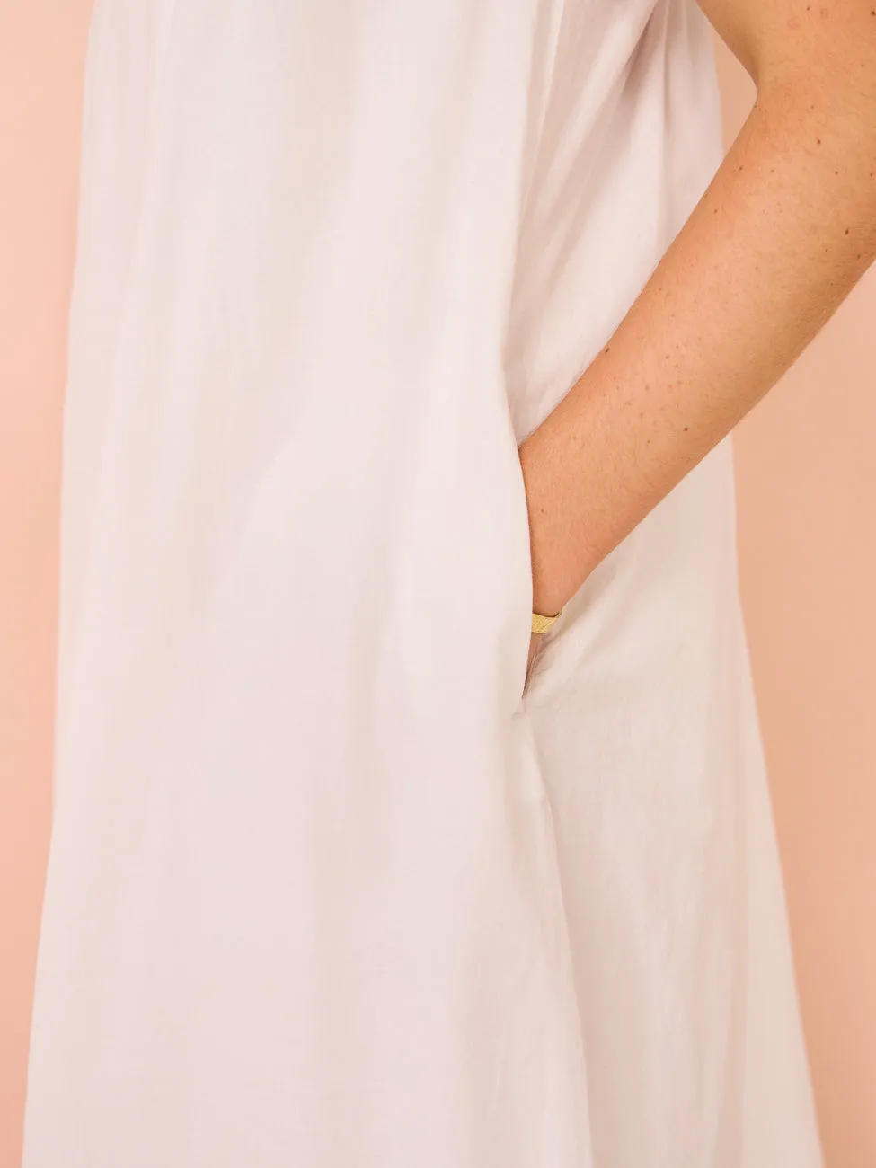 Assembly Label Rosalia Cotton Voile Maxi Dress in White