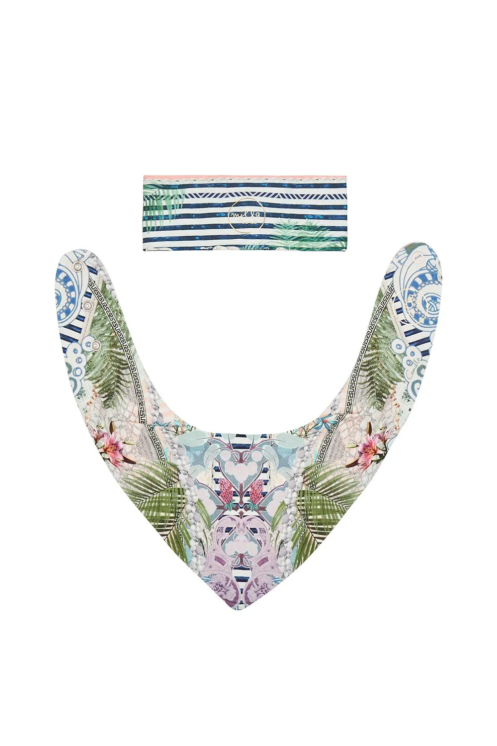 BABIES HEADBAND AND BIB SET BEACH SHACK