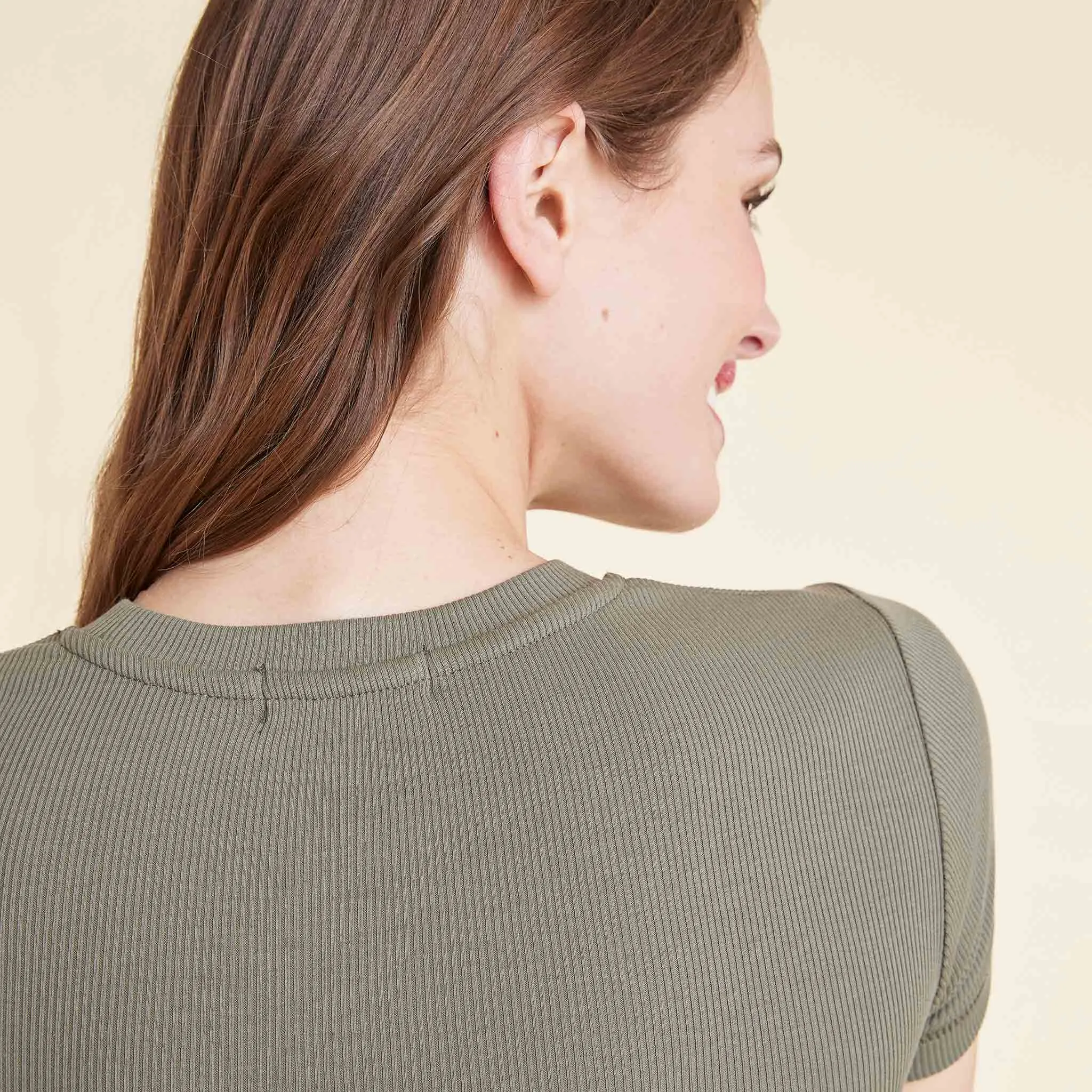 Baby Tee | Olive