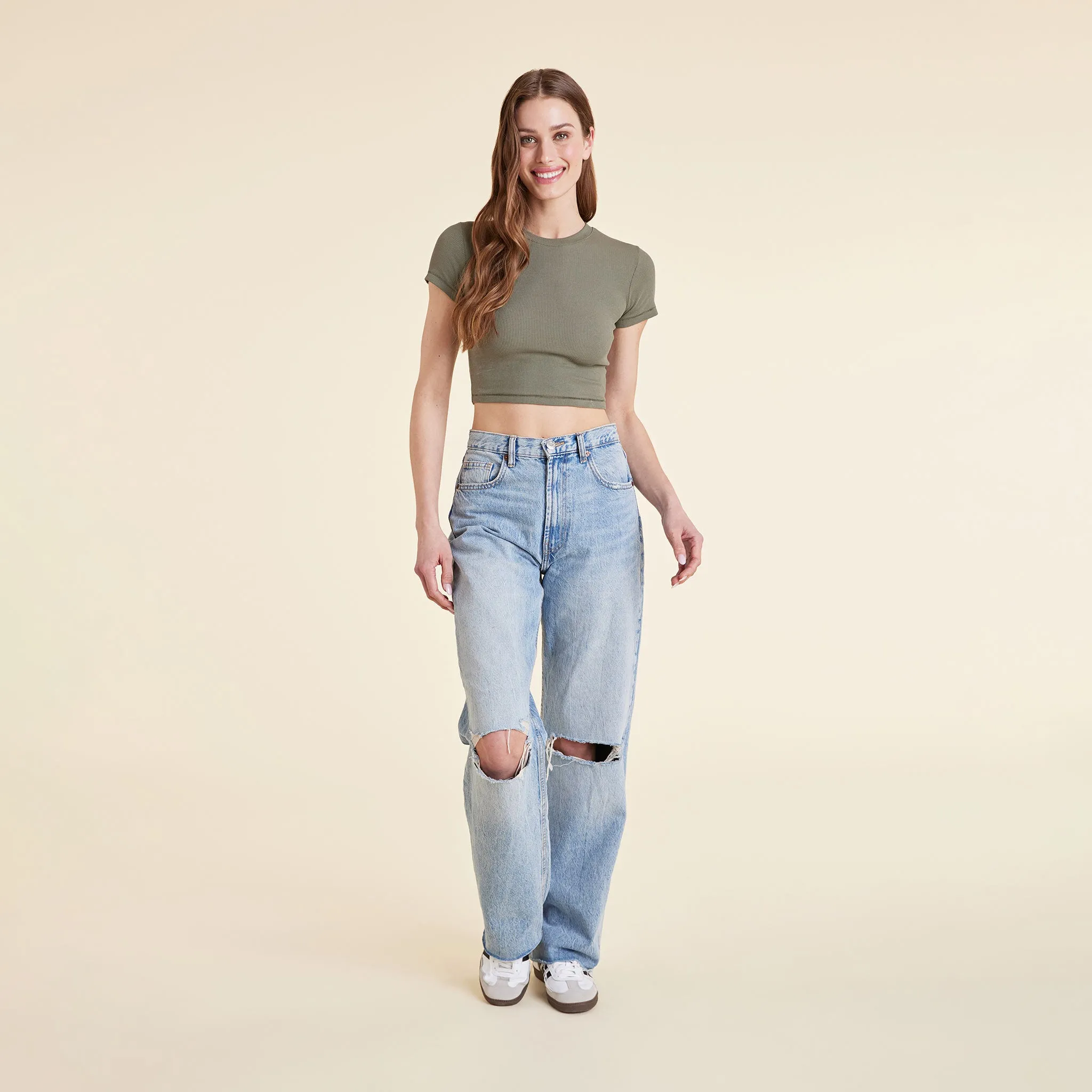 Baby Tee | Olive