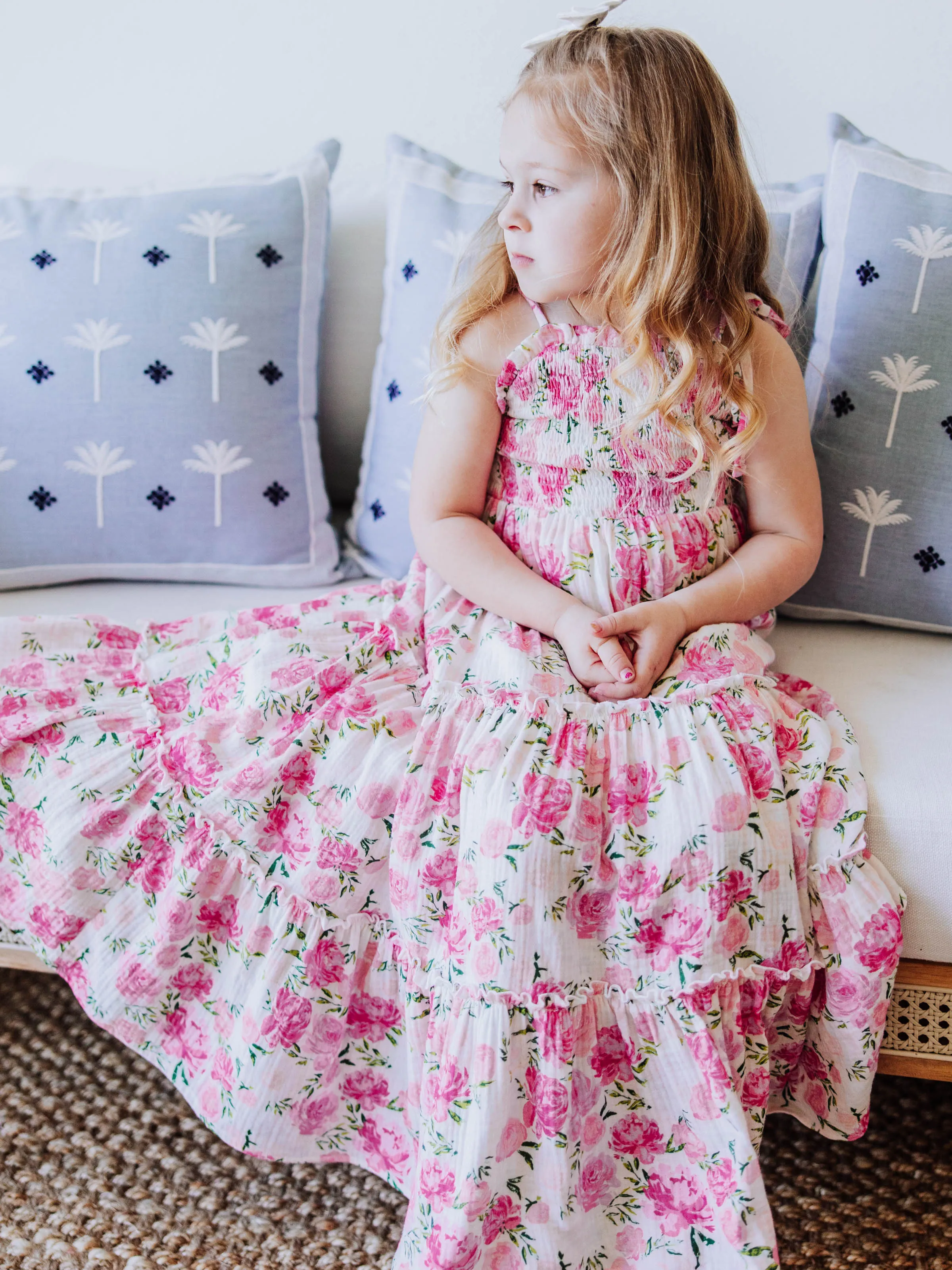 Beach Dress - Wild Roses