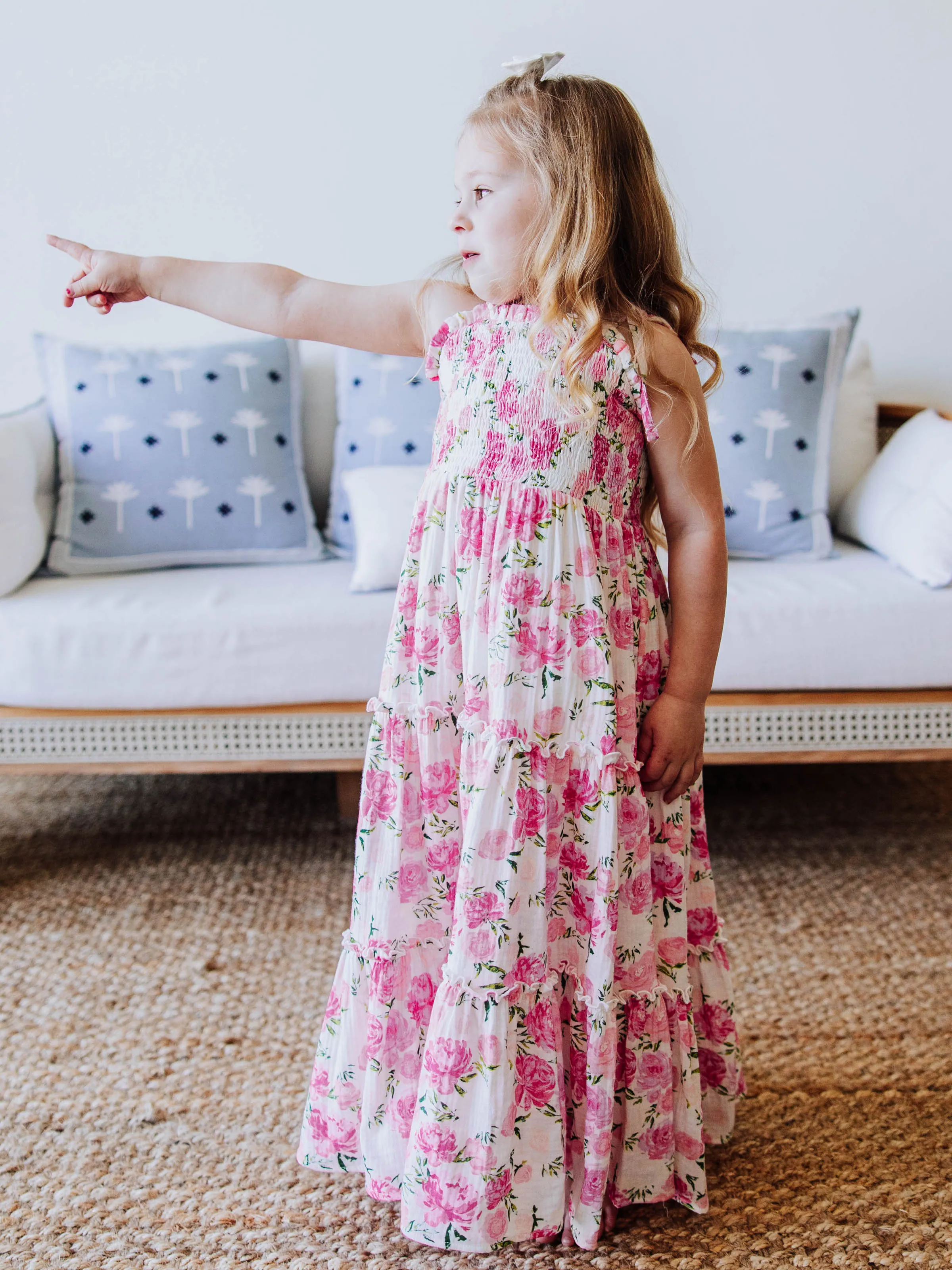 Beach Dress - Wild Roses