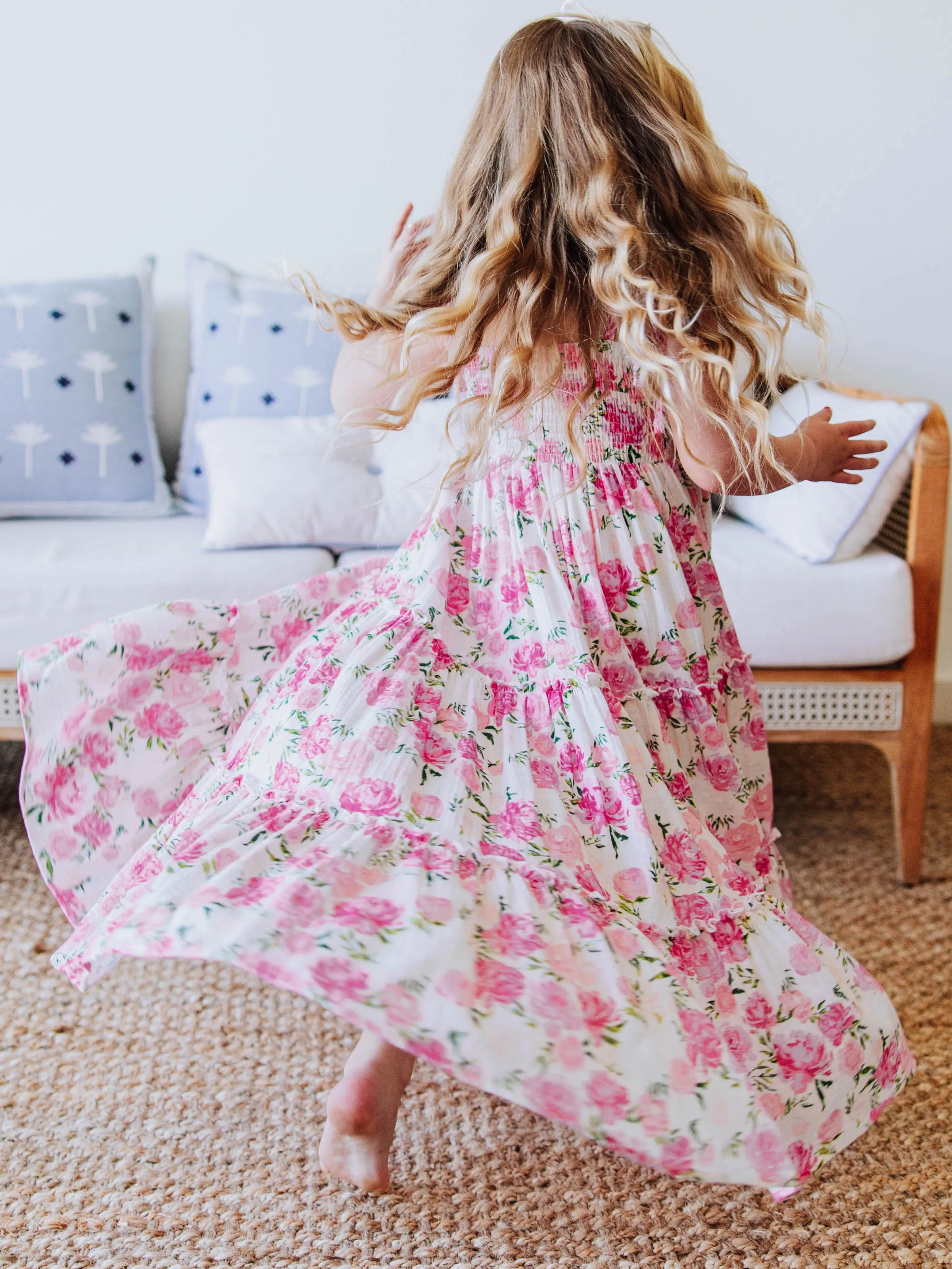 Beach Dress - Wild Roses