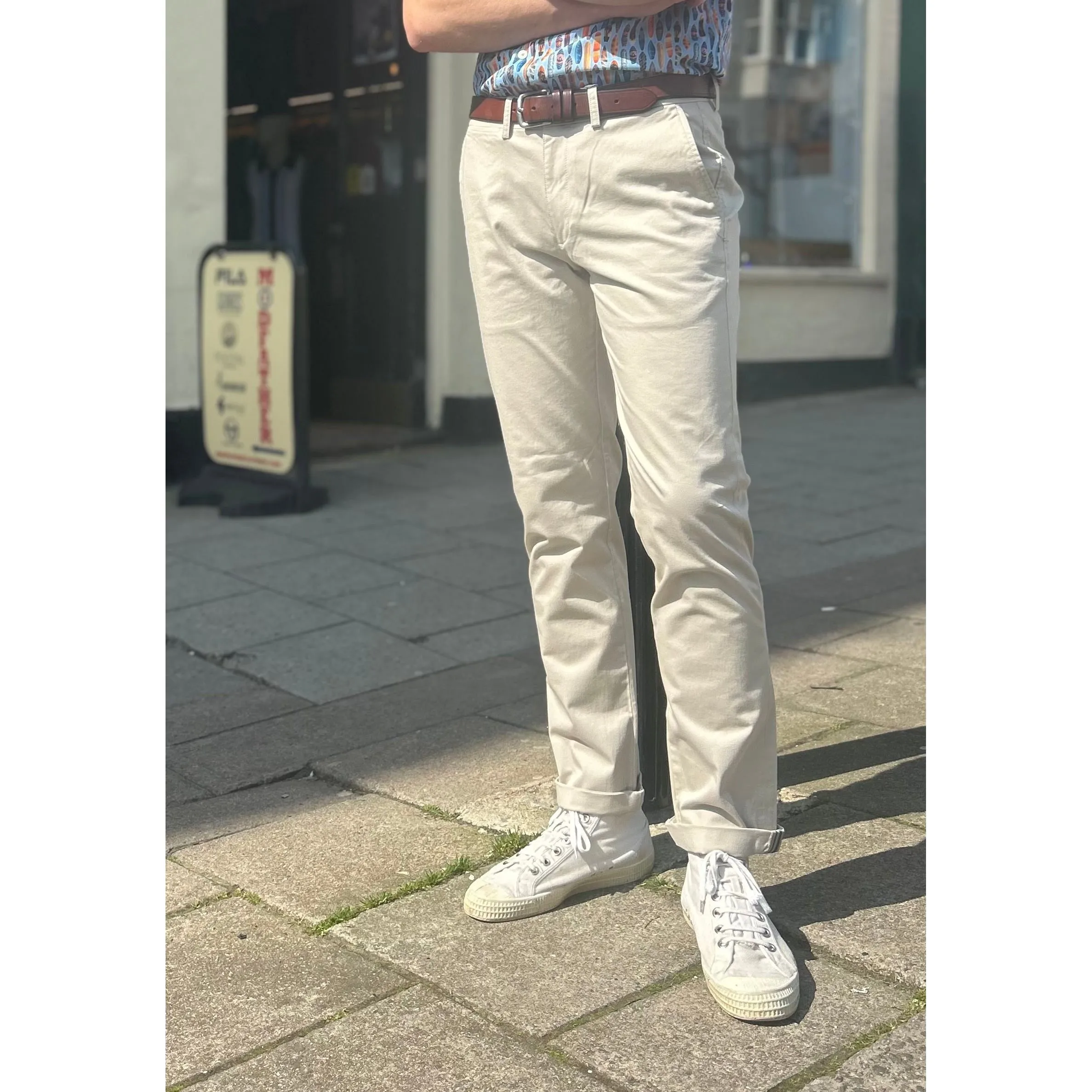 Ben Sherman - Signature Slim Stretch Chino 030 Putty - Trouser