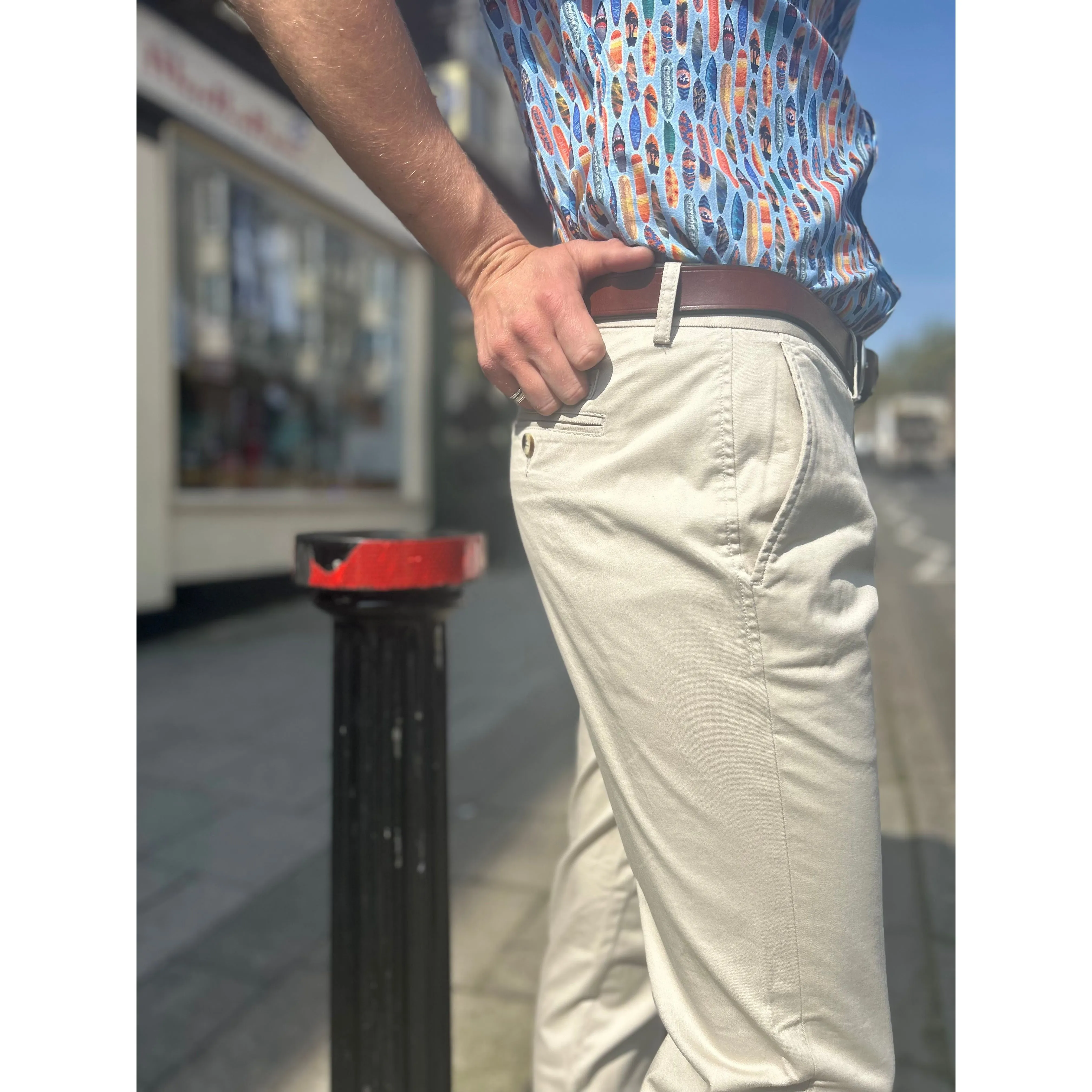 Ben Sherman - Signature Slim Stretch Chino 030 Putty - Trouser