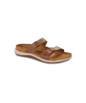 Birkenstock Sierra Cross Town Waxy Oiled Leather Ginger Brown Sandals