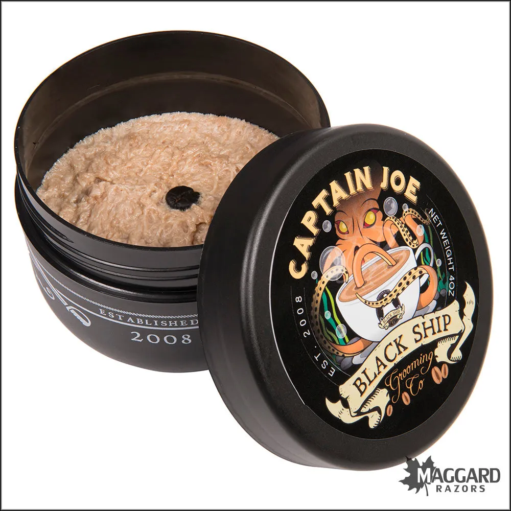 Black Ship Grooming Co. Captain Joe Shaving Soap, 4oz