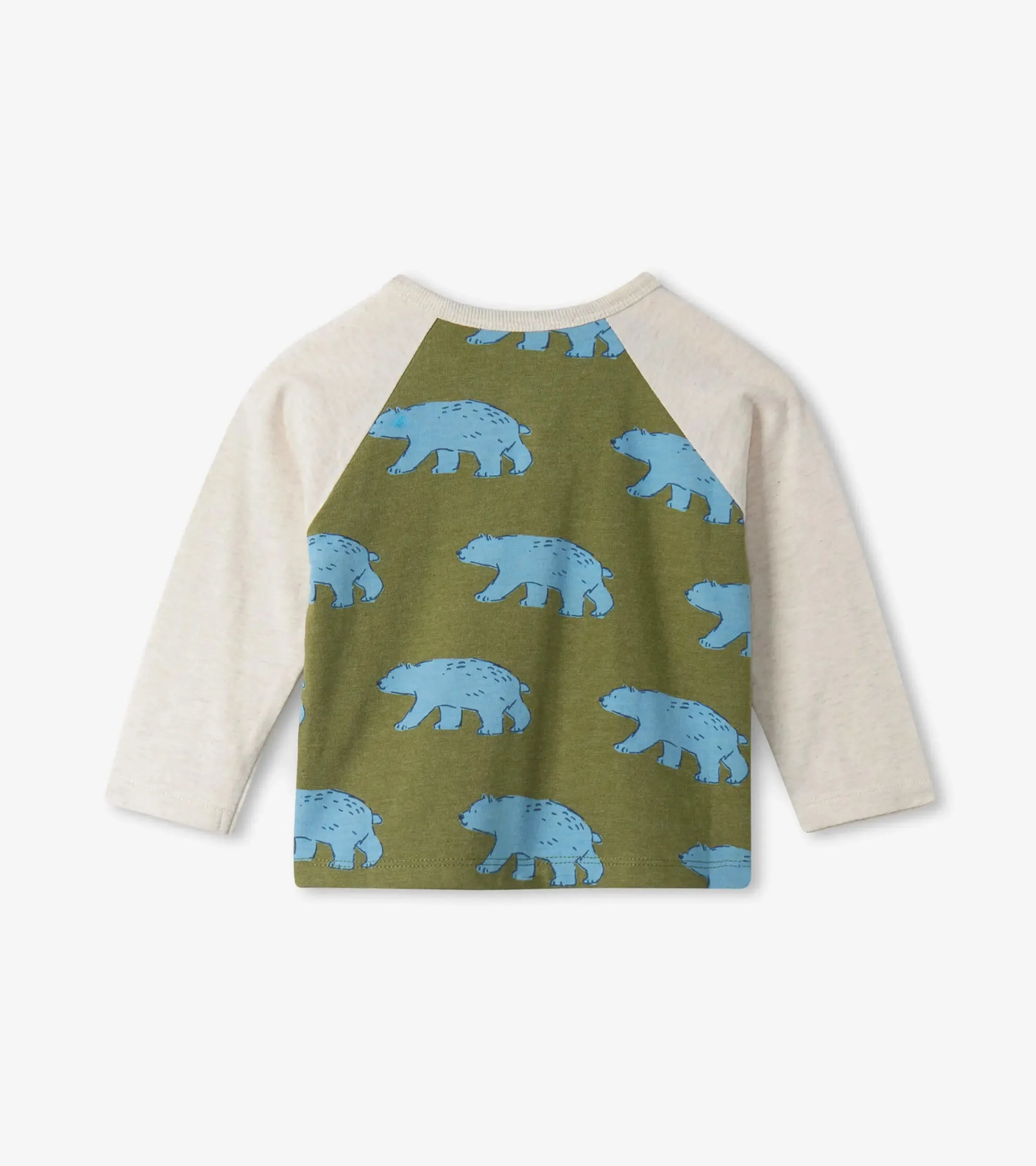 Blue Bears Raglan Baby Tee | Hatley