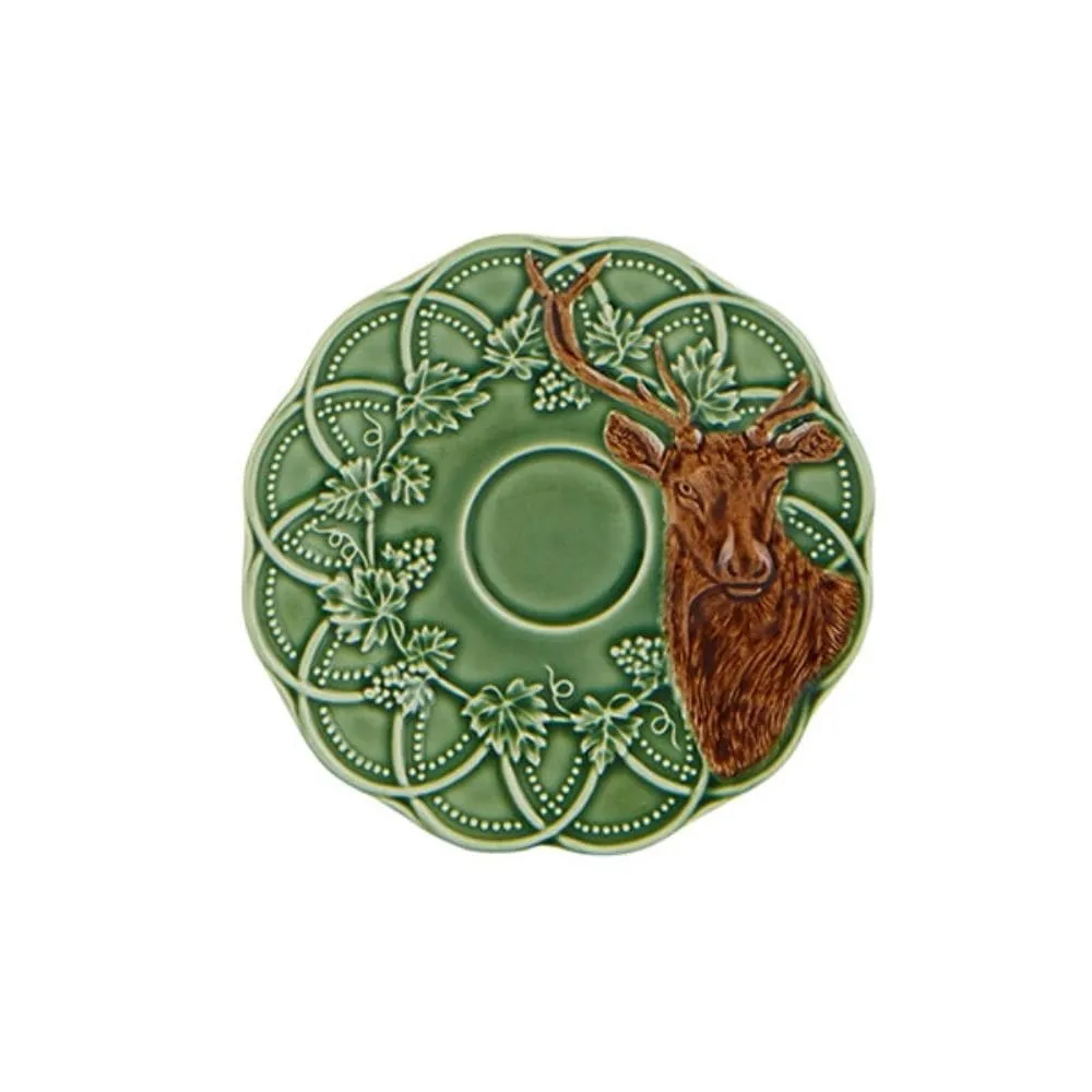 Bordallo Pinheiro Woods coffee cup and saucer