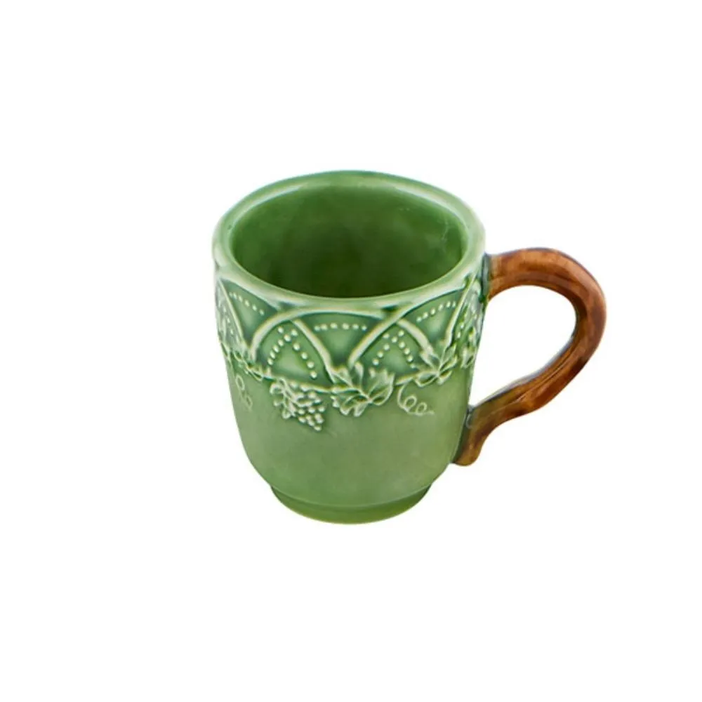 Bordallo Pinheiro Woods coffee cup and saucer