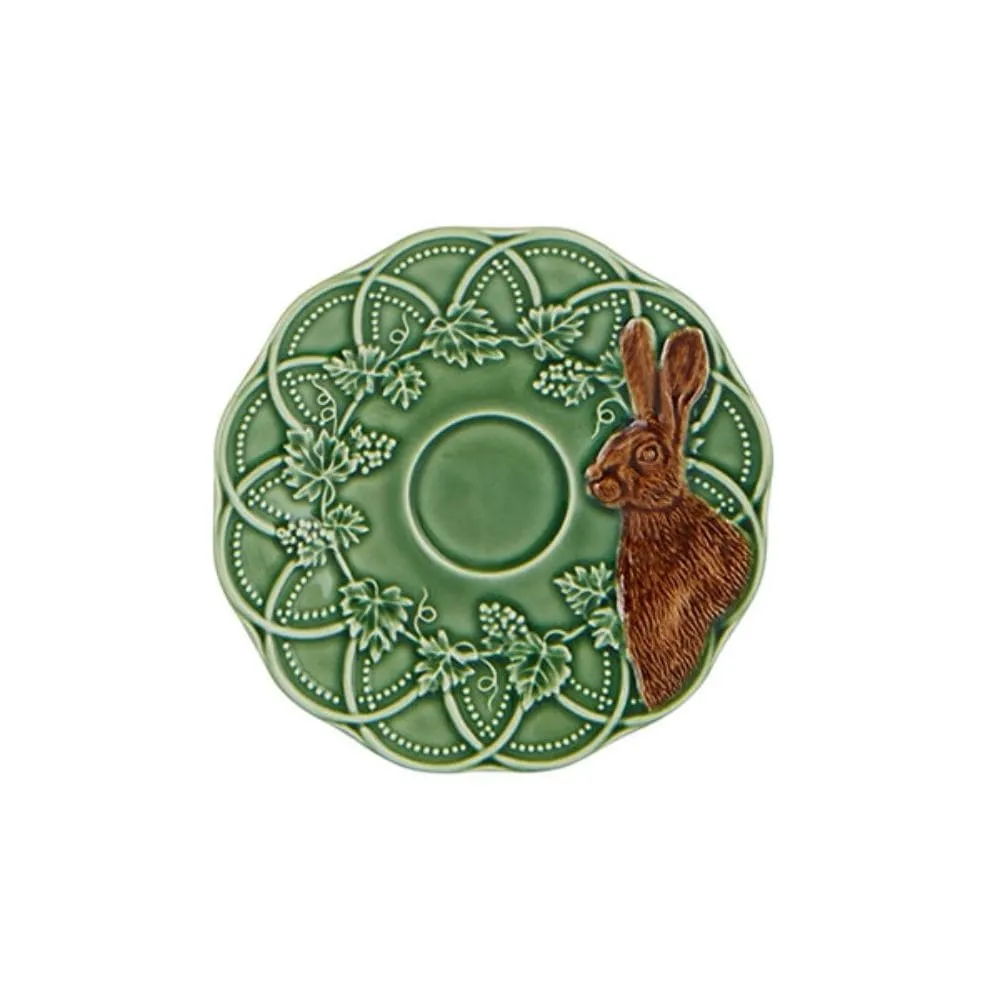 Bordallo Pinheiro Woods coffee cup and saucer