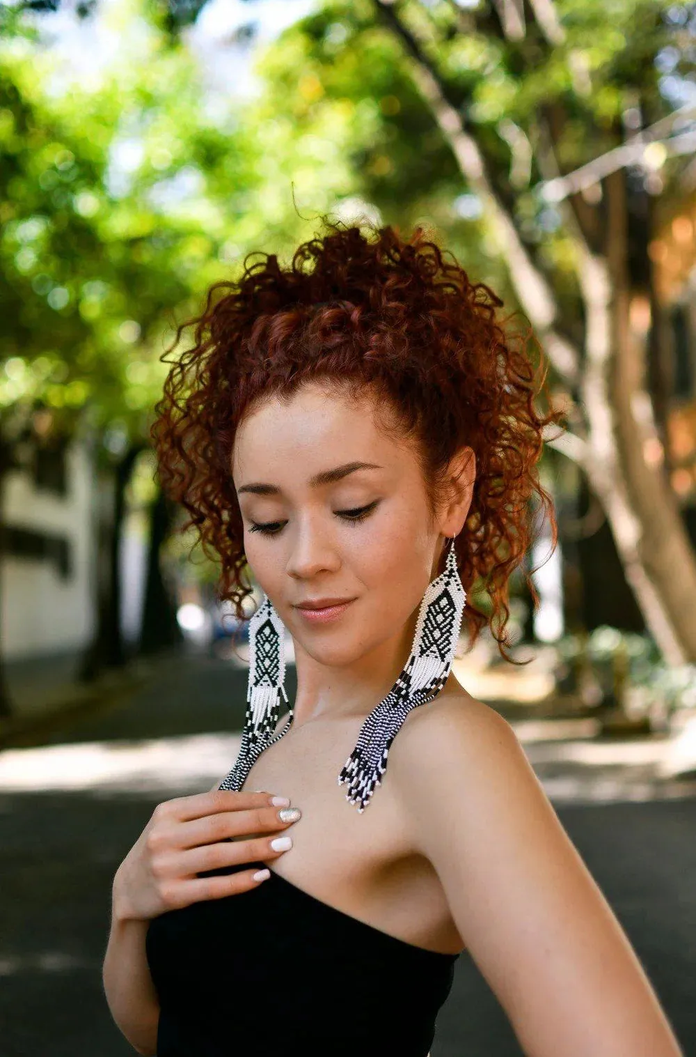 Cascadas Earrings by Mother Sierra - Hand Made Jewelry