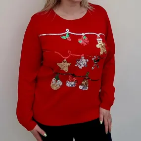 Christmas Sequin Jumper