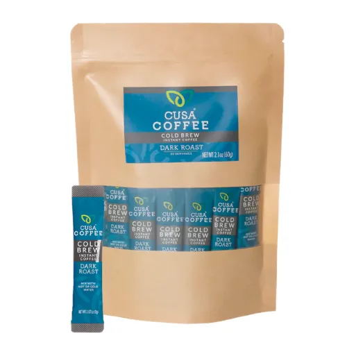 Dark Roast Instant Coffee by Cusa Tea & Coffee