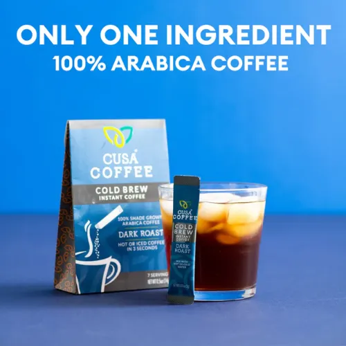 Dark Roast Instant Coffee by Cusa Tea & Coffee