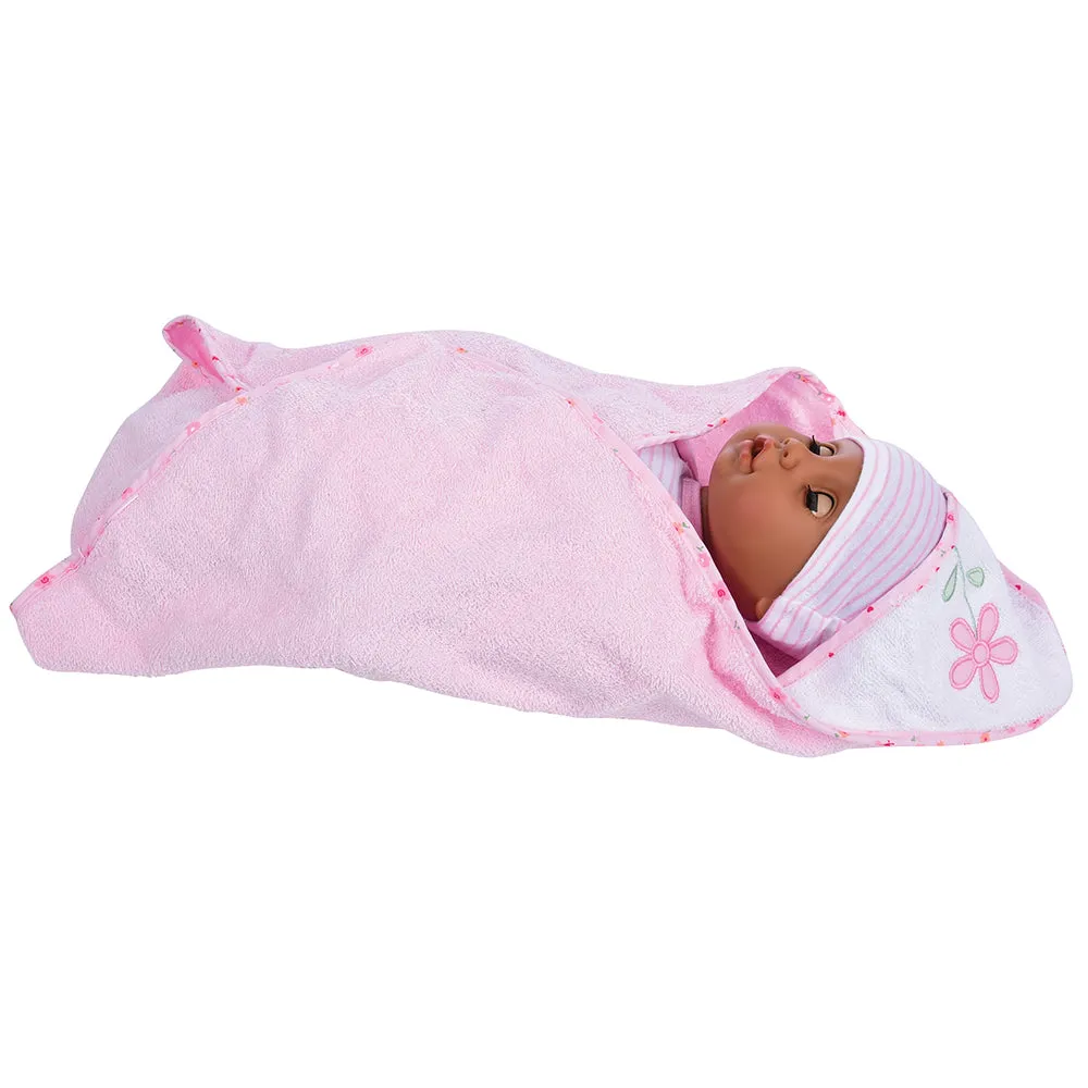 Dark Skin 16" Baby Doll with Outfits & Accessories