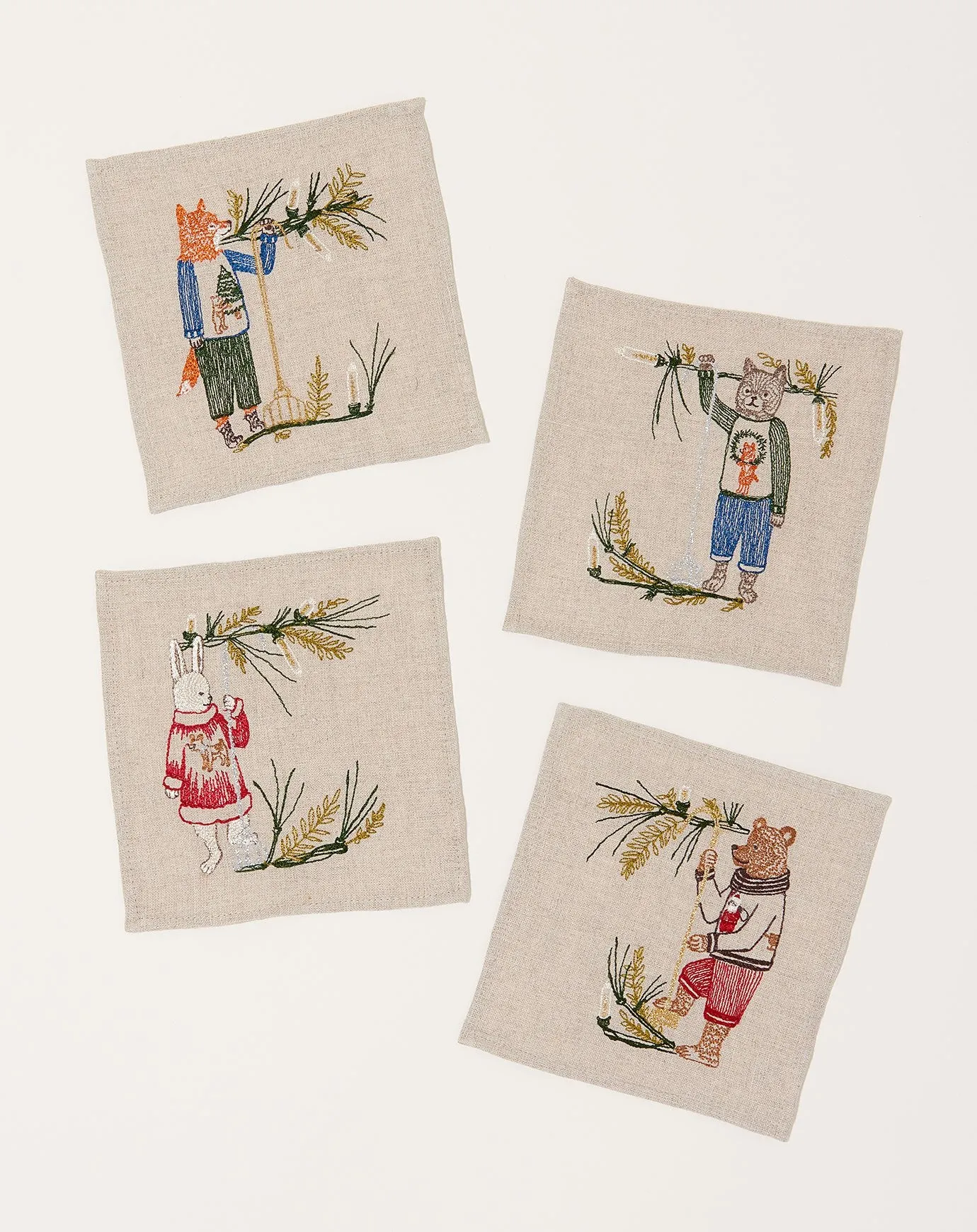 Deck the Halls Cocktail Napkin Set