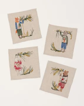 Deck the Halls Cocktail Napkin Set