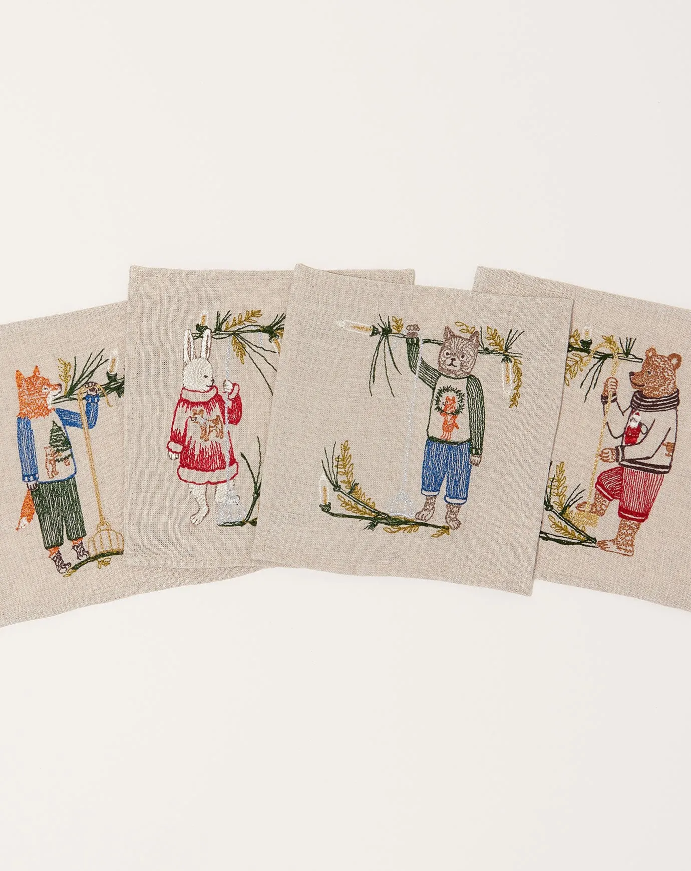Deck the Halls Cocktail Napkin Set