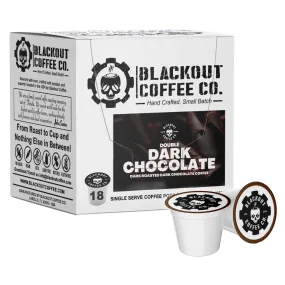 DOUBLE DARK CHOCOLATE - FLAVORED COFFEE PODS 18CT