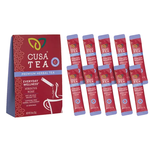 Everyday Wellness: Hibiscus Rose Herbal Tea by Cusa Tea & Coffee