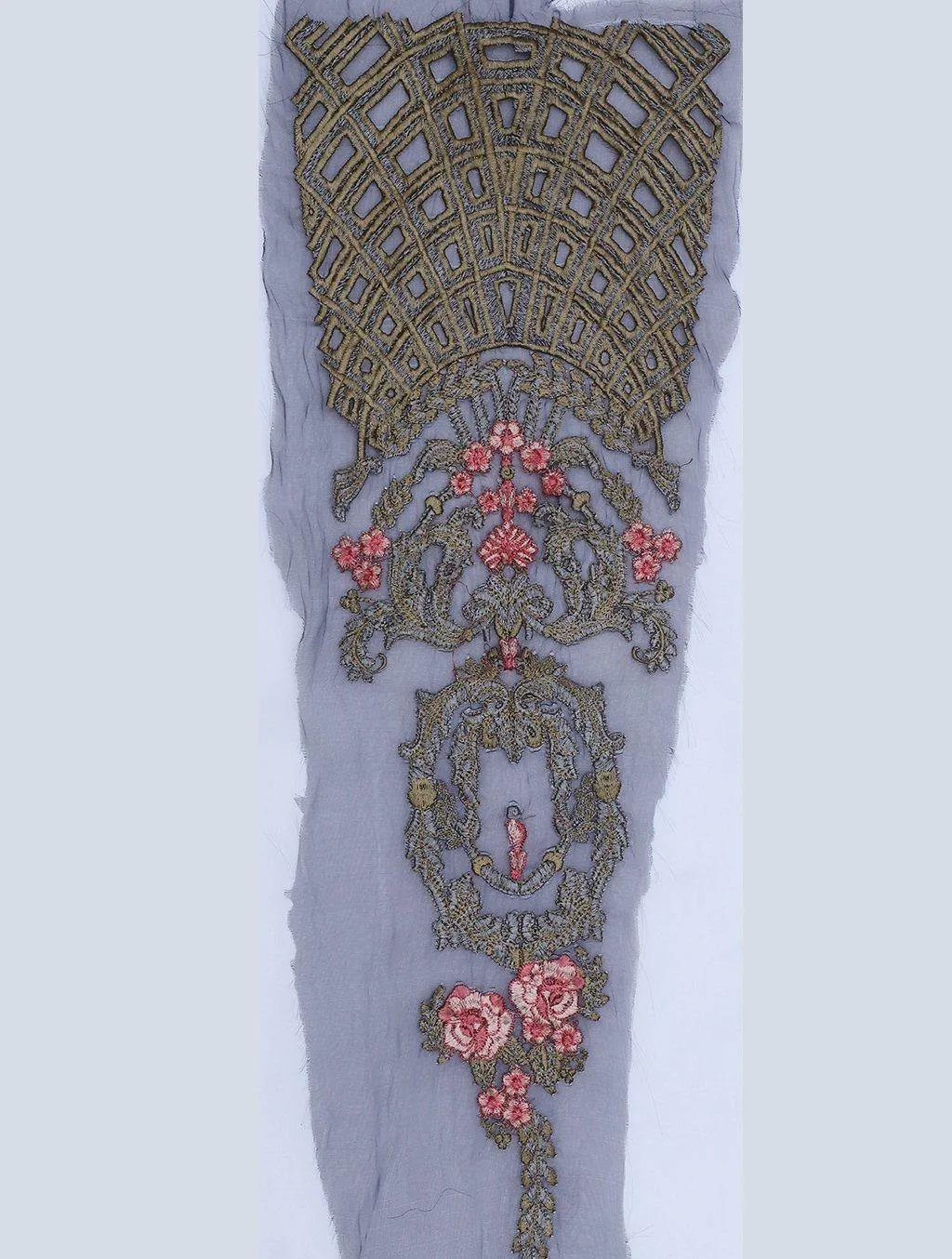 Flower Motif Embroided Patch Cute Applique Badge Des-8