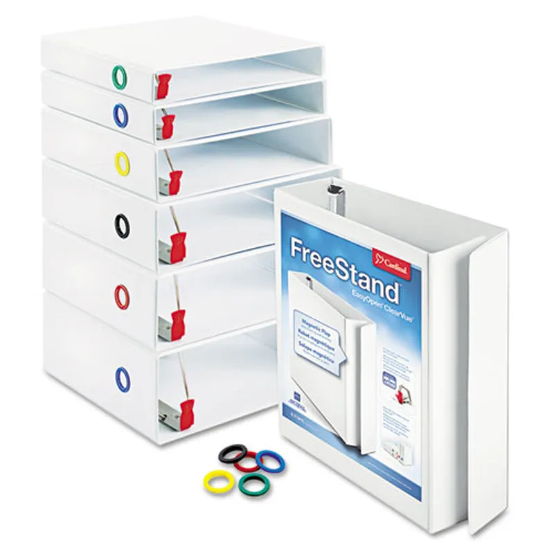 Free-Standing Locking Slant D-Ring View Binder