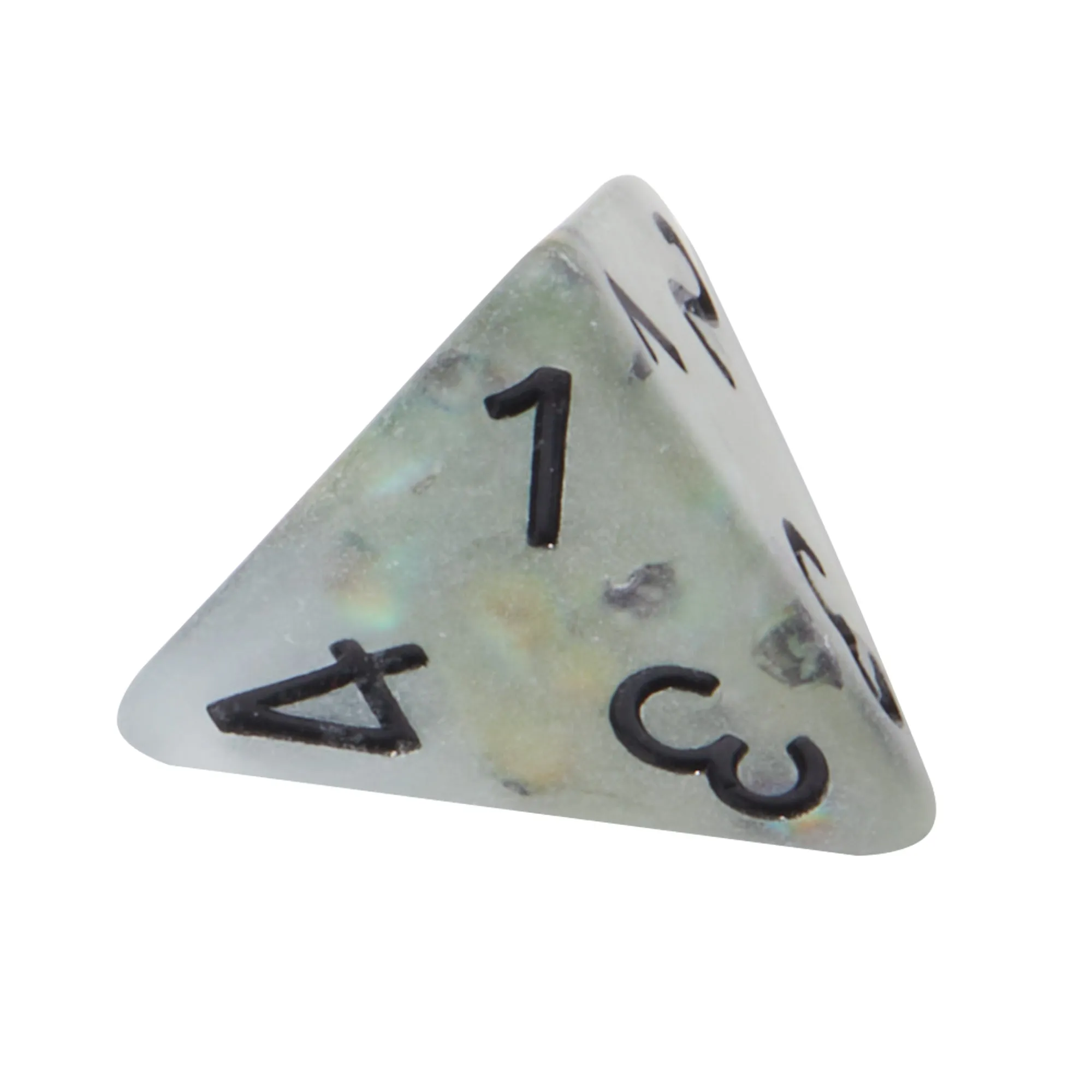 Frosted Mermaid Kelp Resin 7pc Dice Set