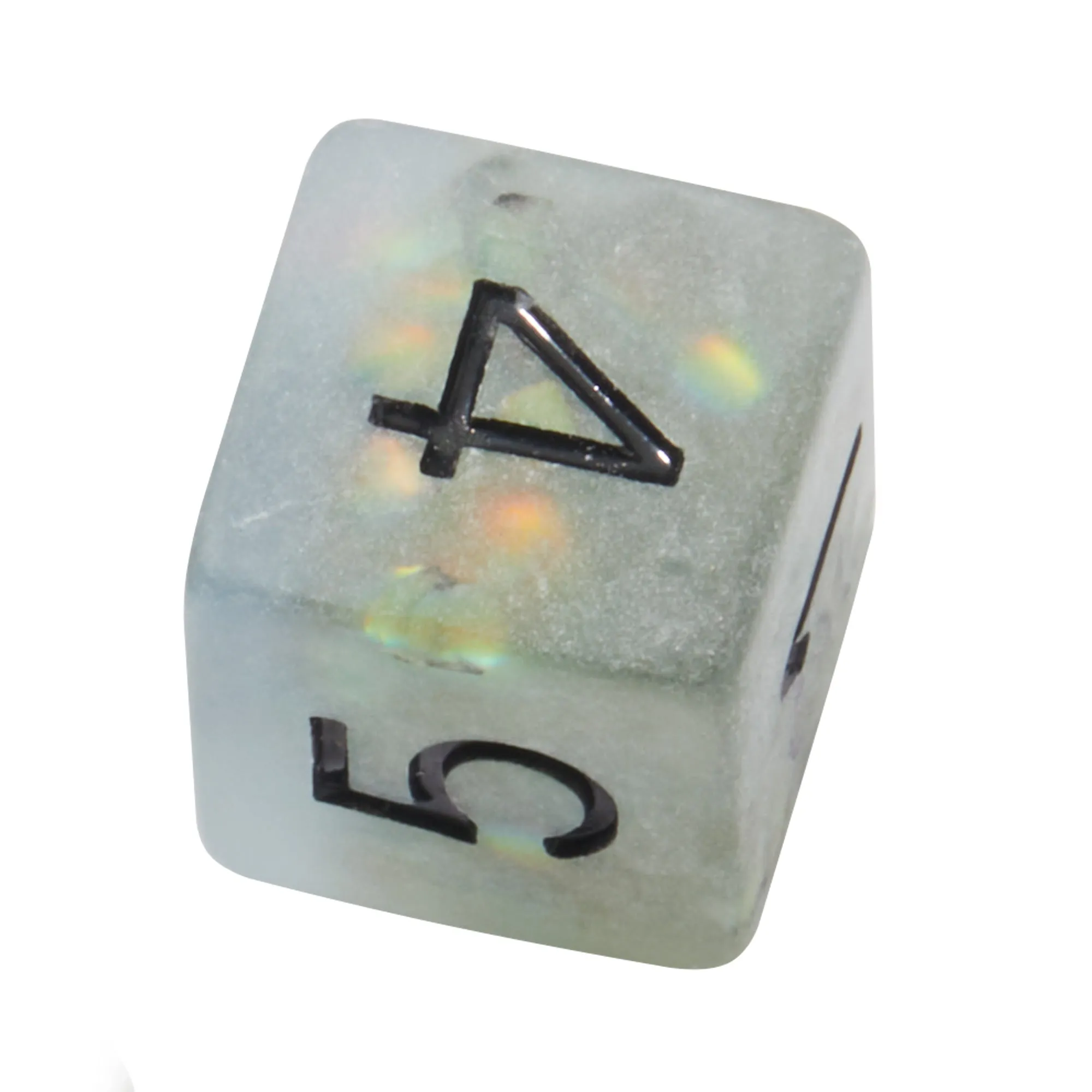Frosted Mermaid Kelp Resin 7pc Dice Set