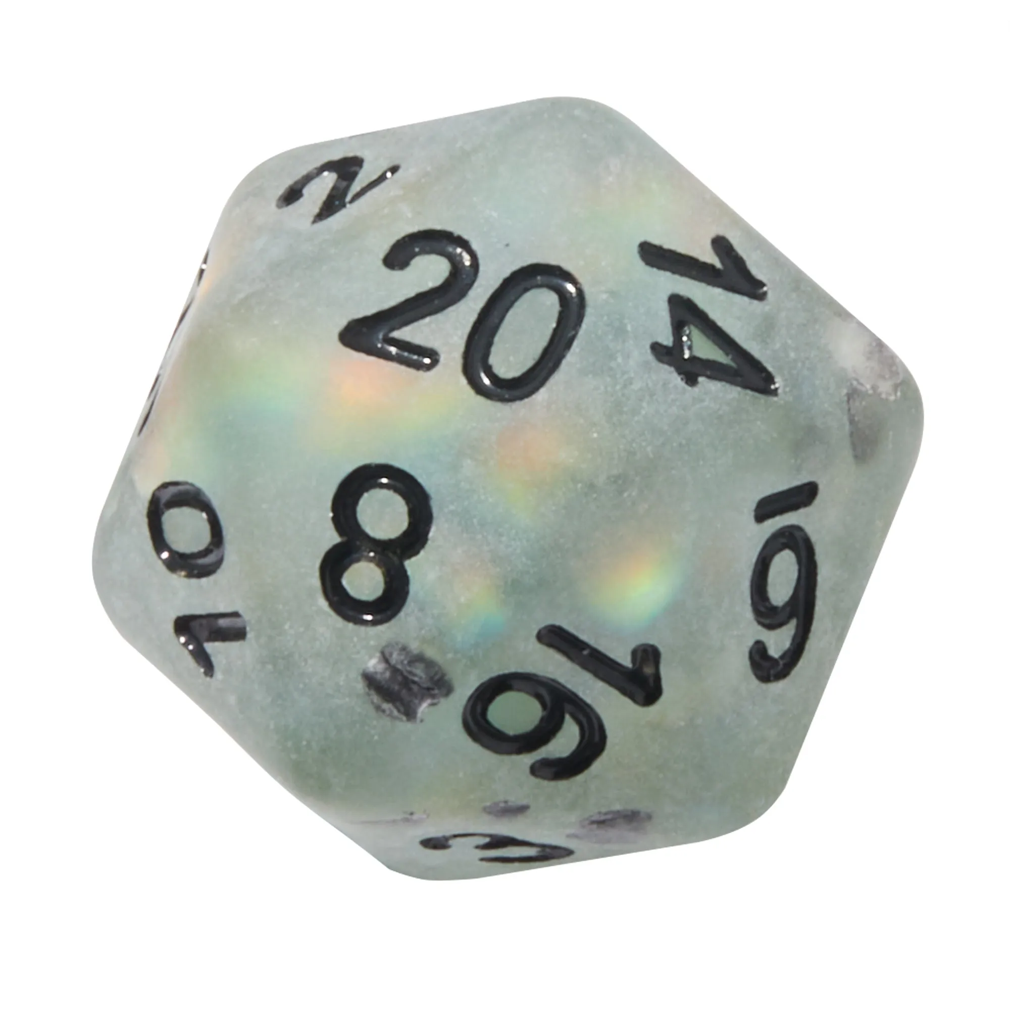 Frosted Mermaid Kelp Resin 7pc Dice Set