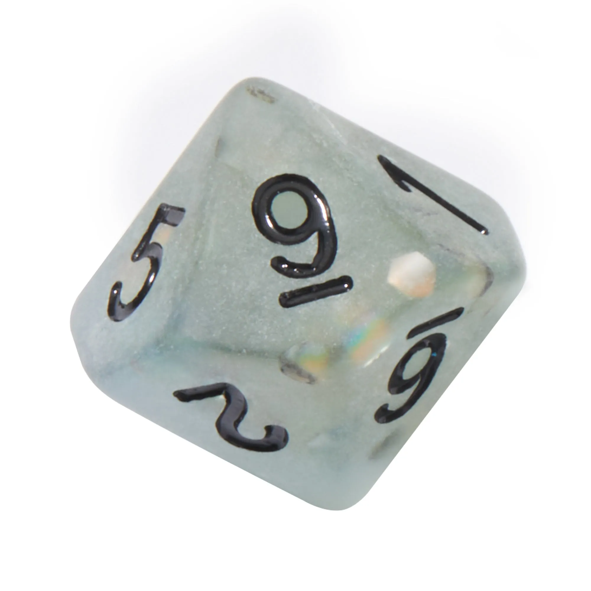 Frosted Mermaid Kelp Resin 7pc Dice Set