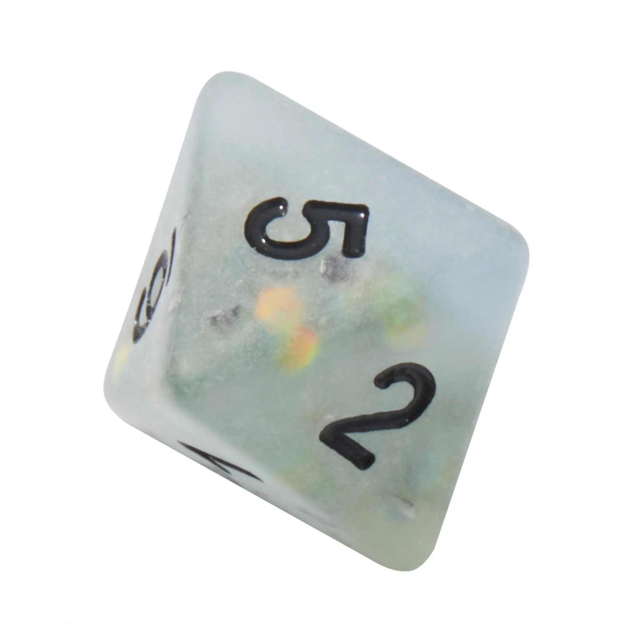 Frosted Mermaid Kelp Resin 7pc Dice Set