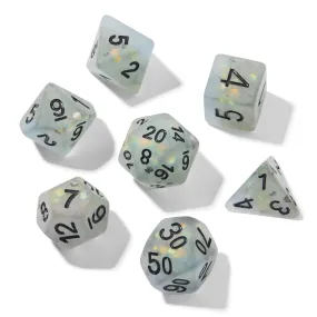 Frosted Mermaid Kelp Resin 7pc Dice Set