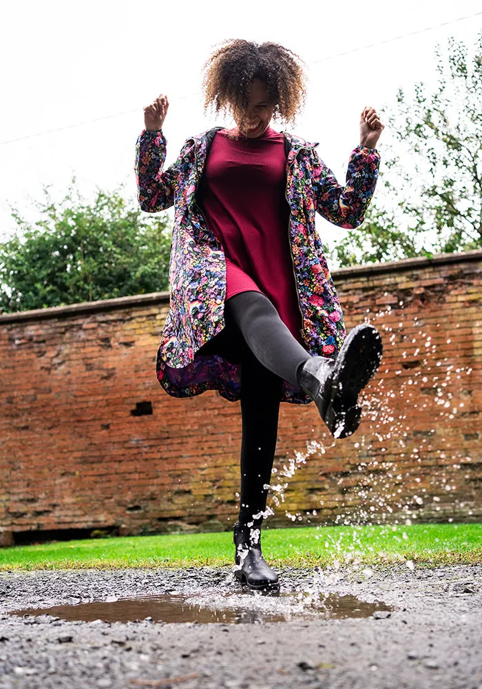 Garden Rainbow Print Popsy Coat