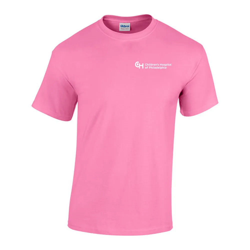 Gildan Adult Heavy Cotton 5.3 oz Bright Color T-Shirt With White CHOP Logo