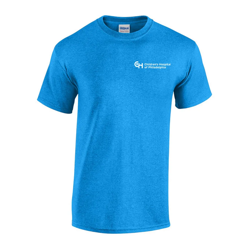 Gildan Adult Heavy Cotton 5.3 oz Bright Color T-Shirt With White CHOP Logo